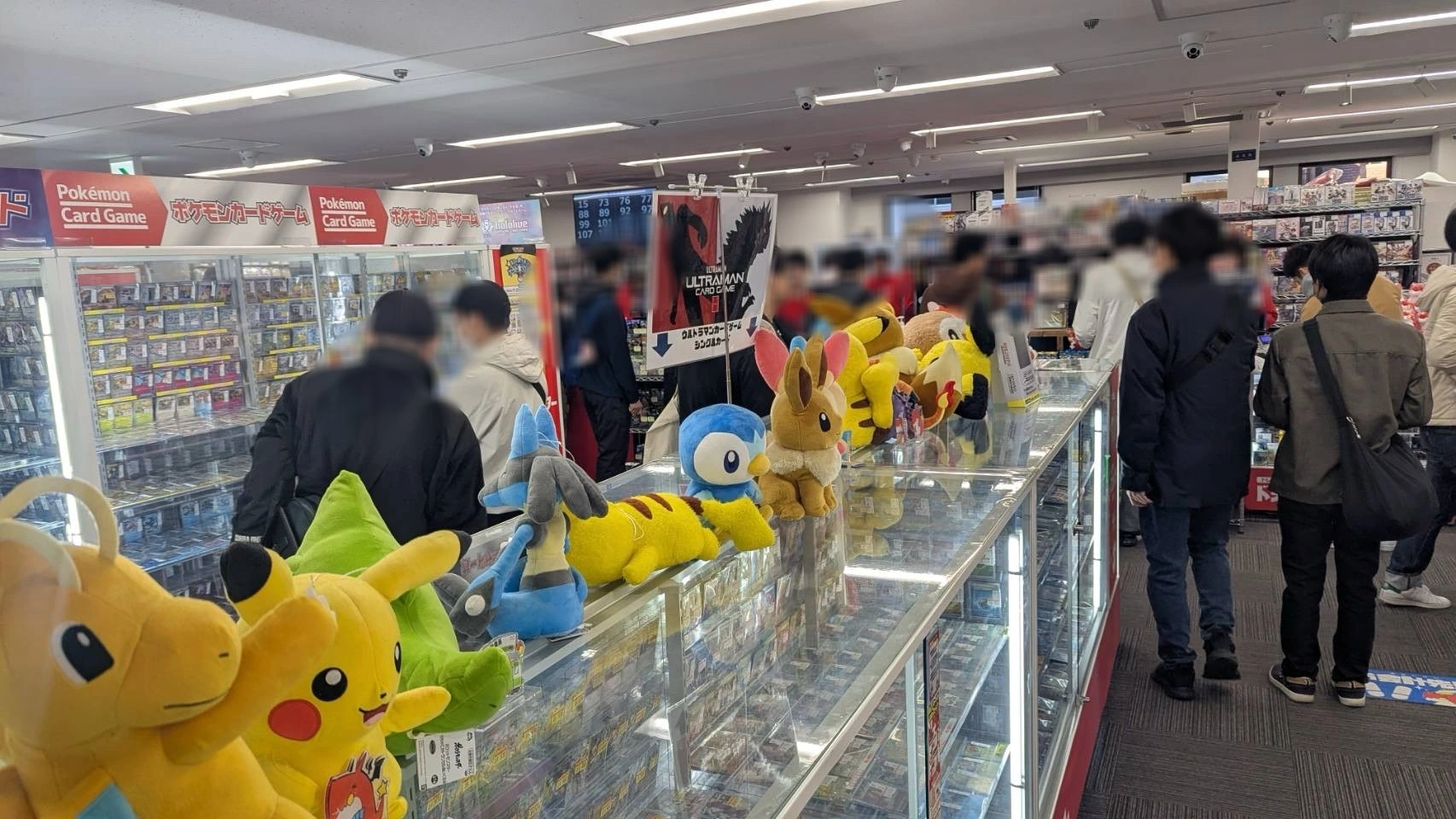 Some of the Pokemon TCG Showcases at Dragonstar Ikebukuro
